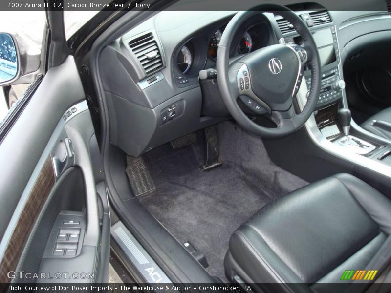 Carbon Bronze Pearl / Ebony 2007 Acura TL 3.2
