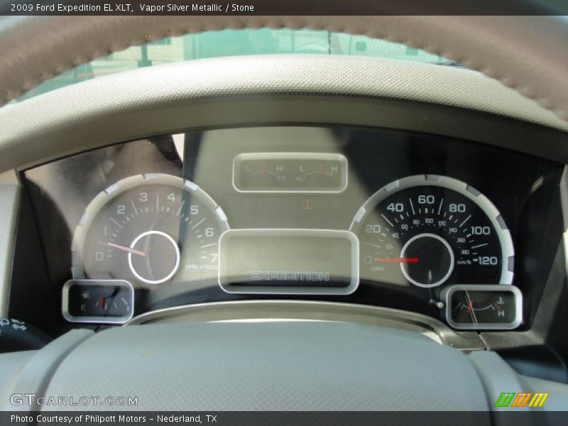 Vapor Silver Metallic / Stone 2009 Ford Expedition EL XLT