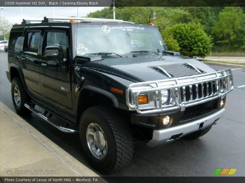 Black / Sedona/Ebony Black 2008 Hummer H2 SUV