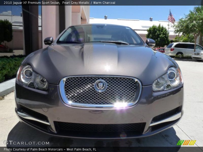 Pearl Grey Metallic / Warm Charcoal 2010 Jaguar XF Premium Sport Sedan