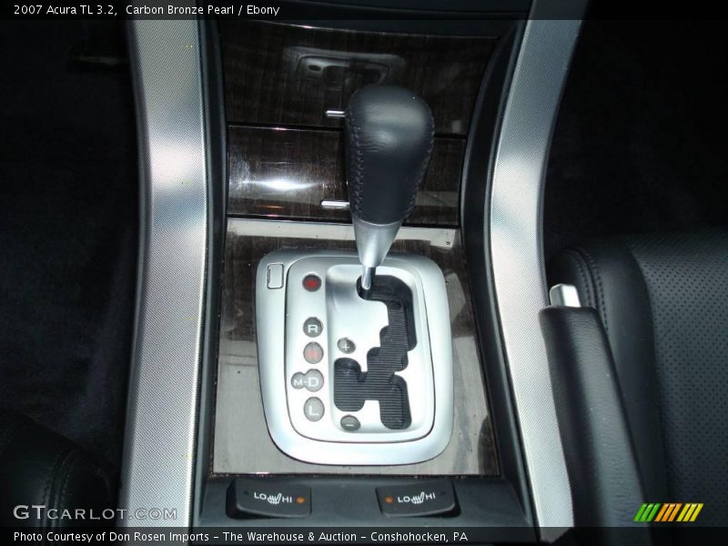 Carbon Bronze Pearl / Ebony 2007 Acura TL 3.2