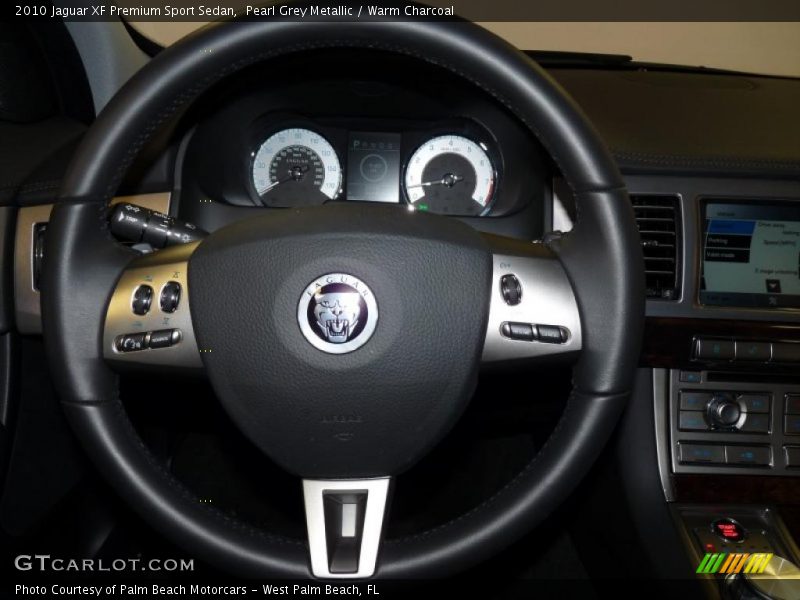 Pearl Grey Metallic / Warm Charcoal 2010 Jaguar XF Premium Sport Sedan