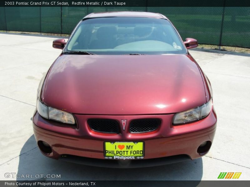 Redfire Metallic / Dark Taupe 2003 Pontiac Grand Prix GT Sedan