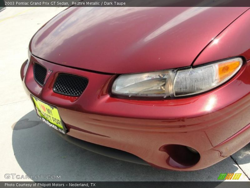 Redfire Metallic / Dark Taupe 2003 Pontiac Grand Prix GT Sedan