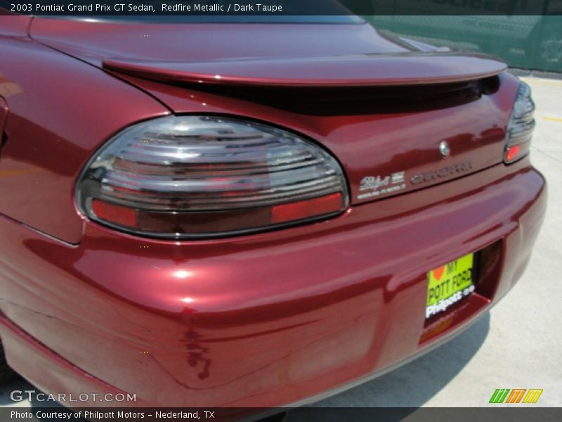 Redfire Metallic / Dark Taupe 2003 Pontiac Grand Prix GT Sedan
