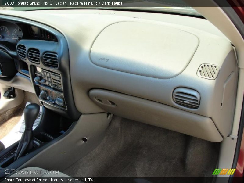 Redfire Metallic / Dark Taupe 2003 Pontiac Grand Prix GT Sedan
