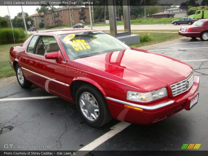 Crimson Red Pearl / Oatmeal 2001 Cadillac Eldorado ESC