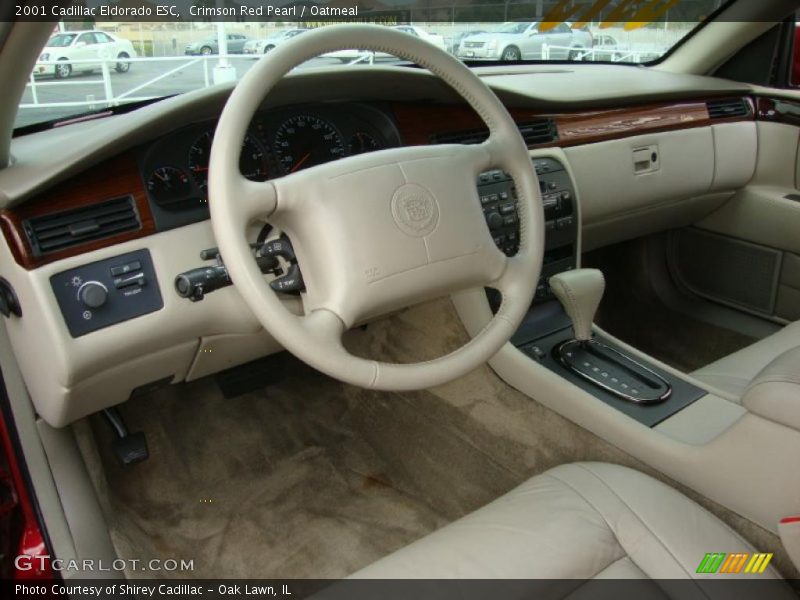 Crimson Red Pearl / Oatmeal 2001 Cadillac Eldorado ESC