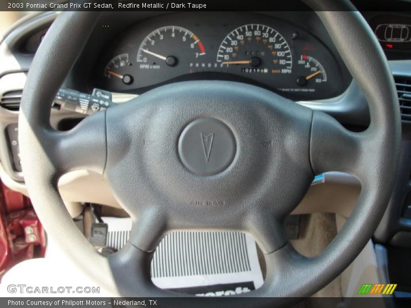 Redfire Metallic / Dark Taupe 2003 Pontiac Grand Prix GT Sedan