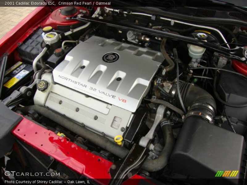 Crimson Red Pearl / Oatmeal 2001 Cadillac Eldorado ESC