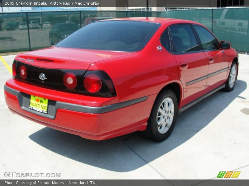 Victory Red / Medium Gray 2005 Chevrolet Impala