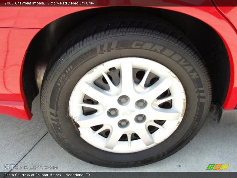 Victory Red / Medium Gray 2005 Chevrolet Impala