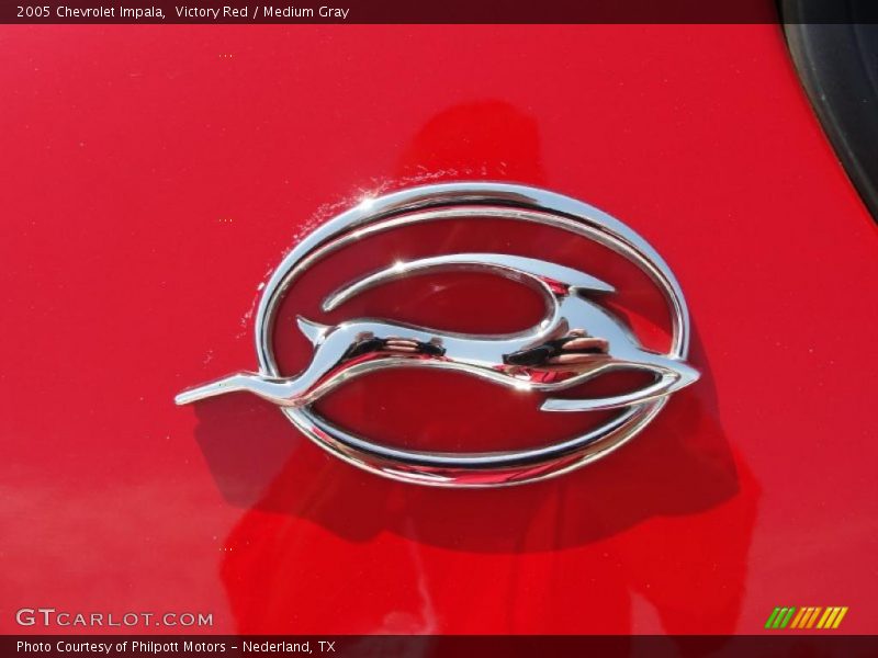 Victory Red / Medium Gray 2005 Chevrolet Impala