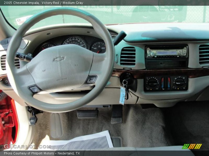 Victory Red / Medium Gray 2005 Chevrolet Impala