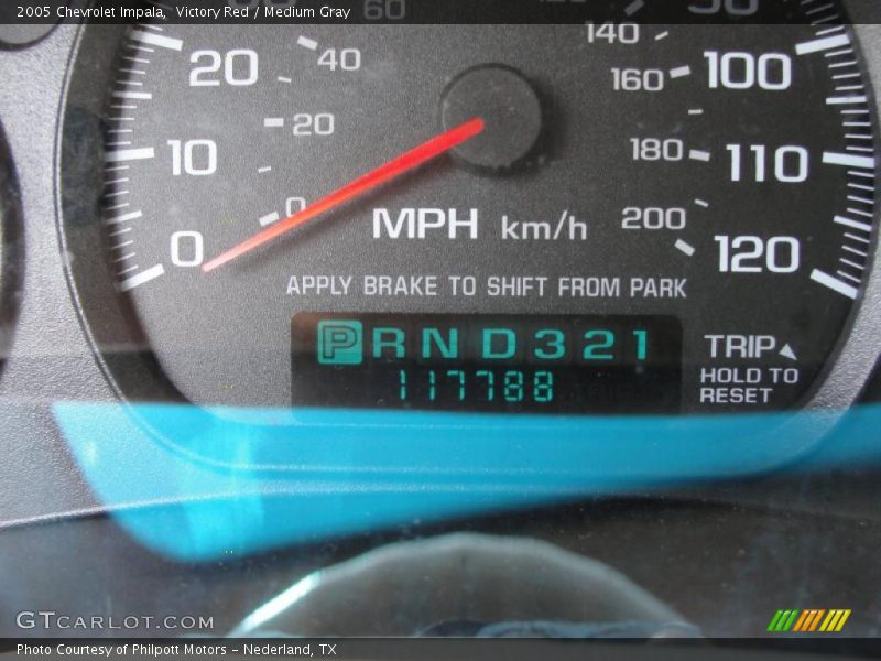 Victory Red / Medium Gray 2005 Chevrolet Impala