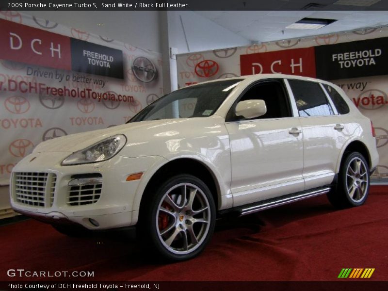 Sand White / Black Full Leather 2009 Porsche Cayenne Turbo S
