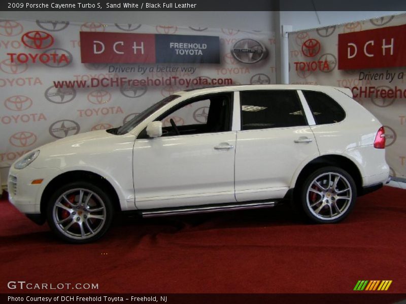 Sand White / Black Full Leather 2009 Porsche Cayenne Turbo S