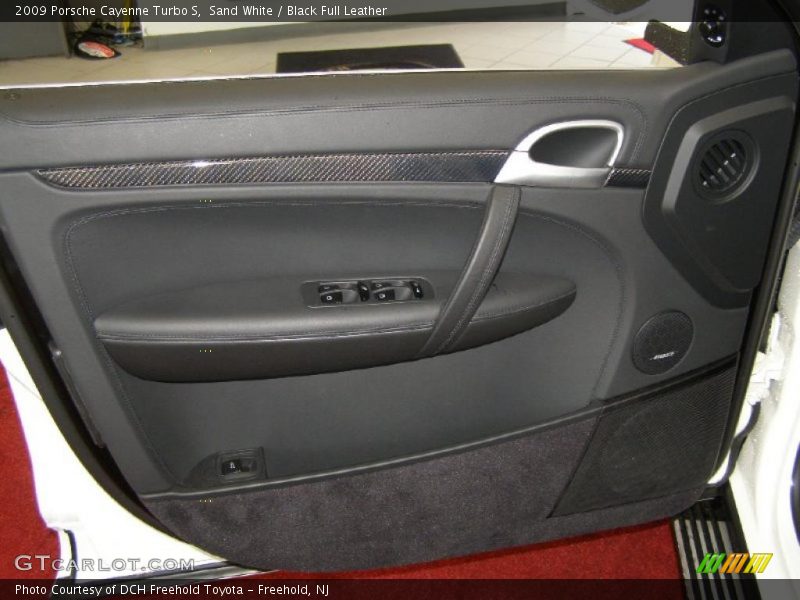 Sand White / Black Full Leather 2009 Porsche Cayenne Turbo S
