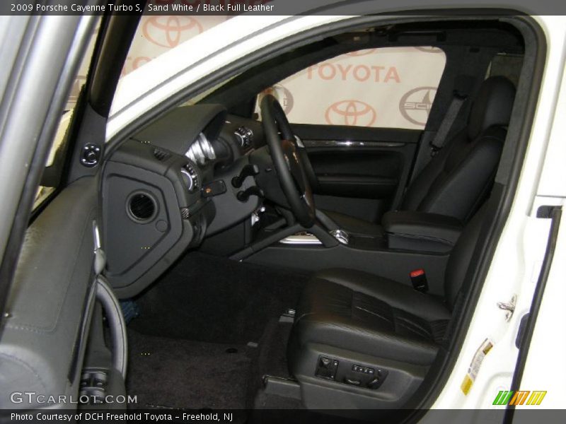 Sand White / Black Full Leather 2009 Porsche Cayenne Turbo S