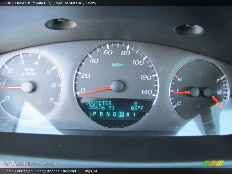 Silver Ice Metallic / Ebony 2009 Chevrolet Impala LTZ