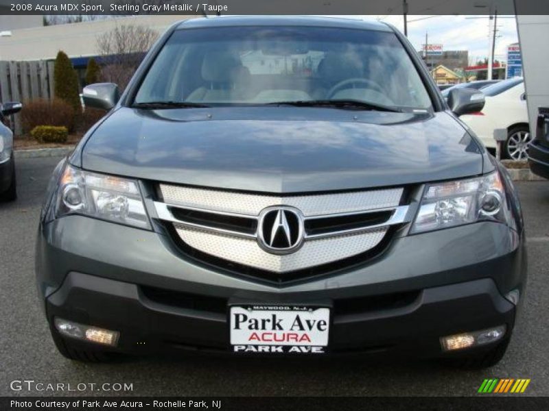 Sterling Gray Metallic / Taupe 2008 Acura MDX Sport