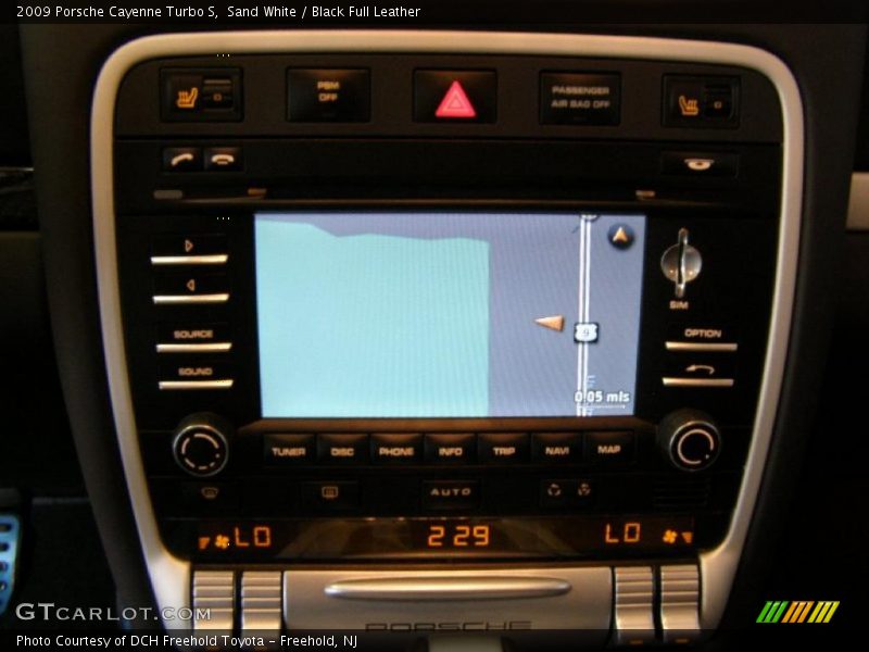 Sand White / Black Full Leather 2009 Porsche Cayenne Turbo S