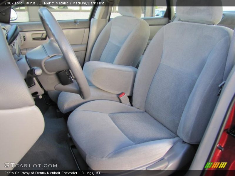 Merlot Metallic / Medium/Dark Flint 2007 Ford Taurus SE