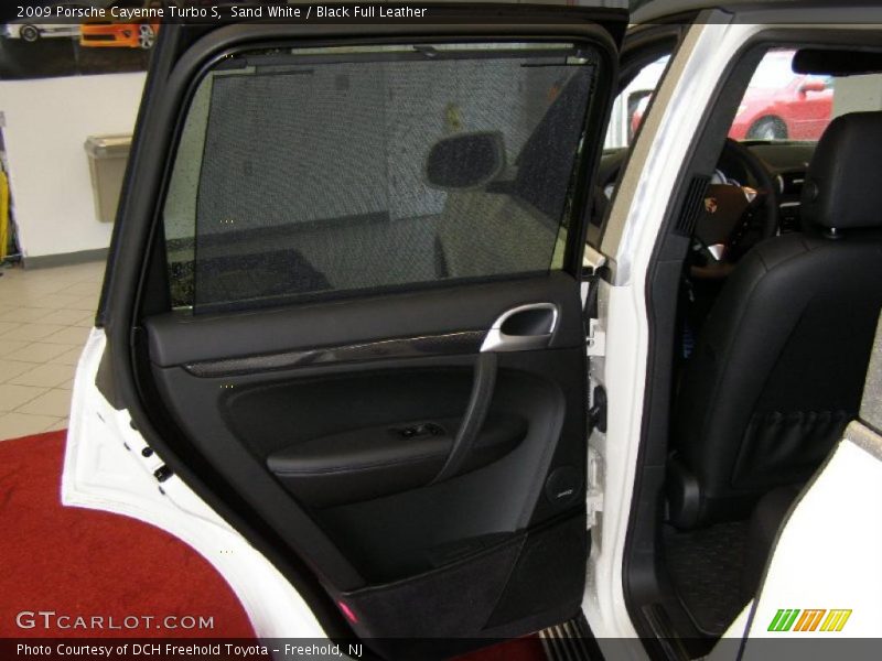 Sand White / Black Full Leather 2009 Porsche Cayenne Turbo S