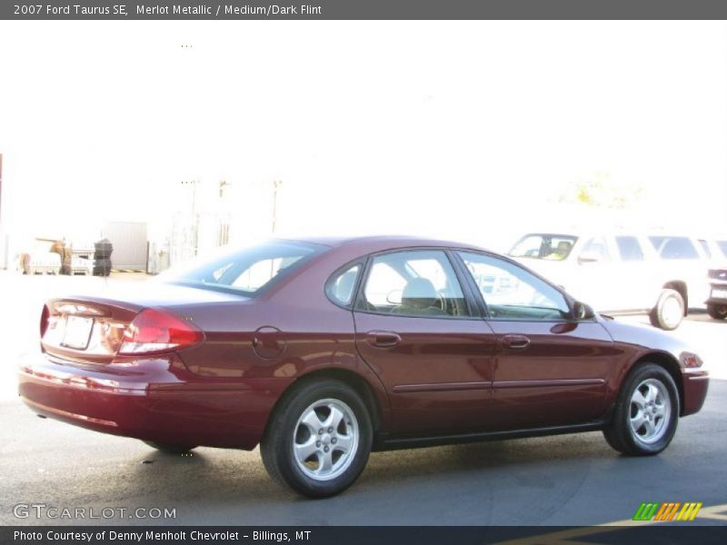Merlot Metallic / Medium/Dark Flint 2007 Ford Taurus SE