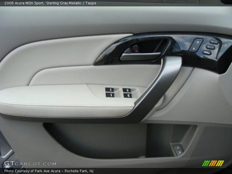 Sterling Gray Metallic / Taupe 2008 Acura MDX Sport