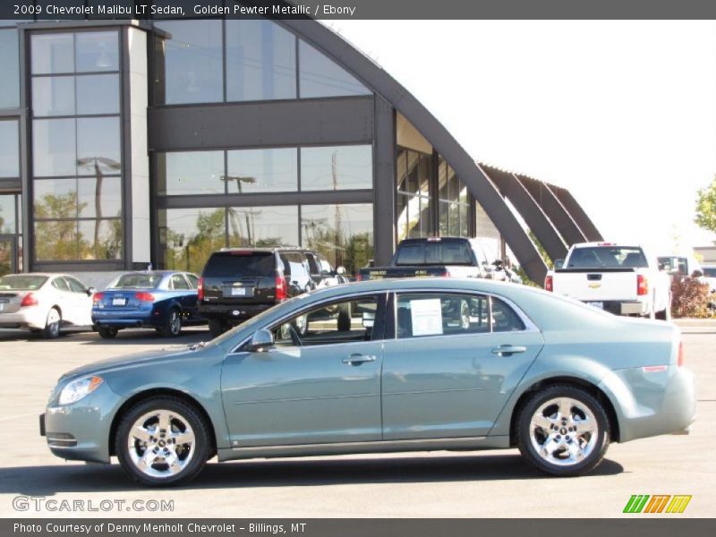 Golden Pewter Metallic / Ebony 2009 Chevrolet Malibu LT Sedan