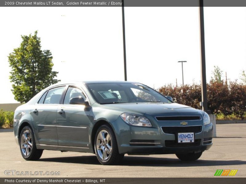 Golden Pewter Metallic / Ebony 2009 Chevrolet Malibu LT Sedan