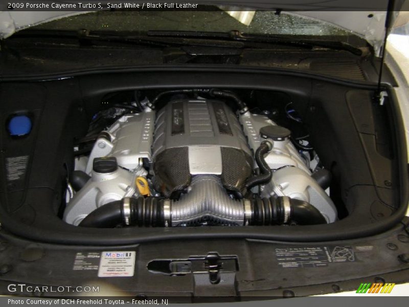 Sand White / Black Full Leather 2009 Porsche Cayenne Turbo S