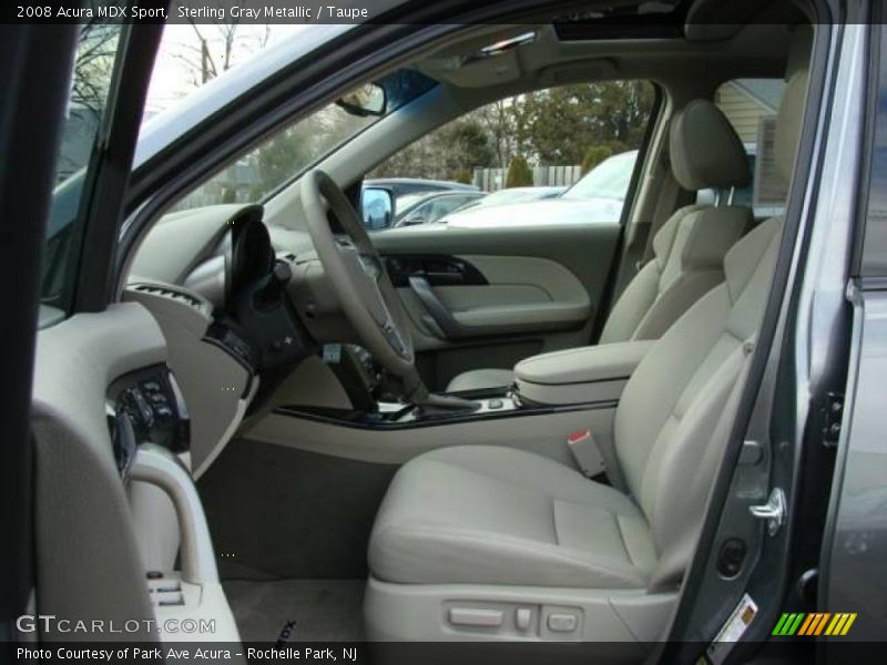Sterling Gray Metallic / Taupe 2008 Acura MDX Sport