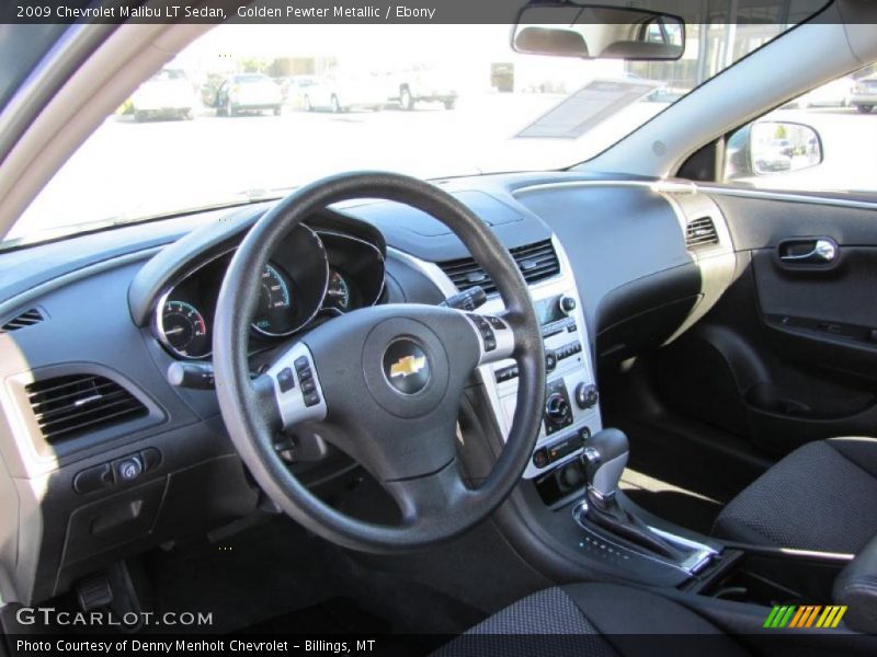 Golden Pewter Metallic / Ebony 2009 Chevrolet Malibu LT Sedan