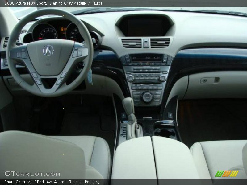 Sterling Gray Metallic / Taupe 2008 Acura MDX Sport