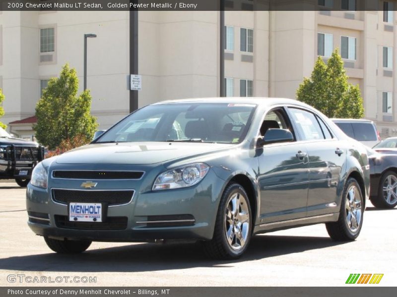 Golden Pewter Metallic / Ebony 2009 Chevrolet Malibu LT Sedan