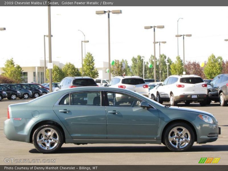 Golden Pewter Metallic / Ebony 2009 Chevrolet Malibu LT Sedan