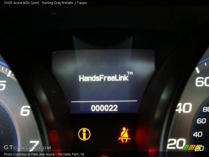 Sterling Gray Metallic / Taupe 2008 Acura MDX Sport