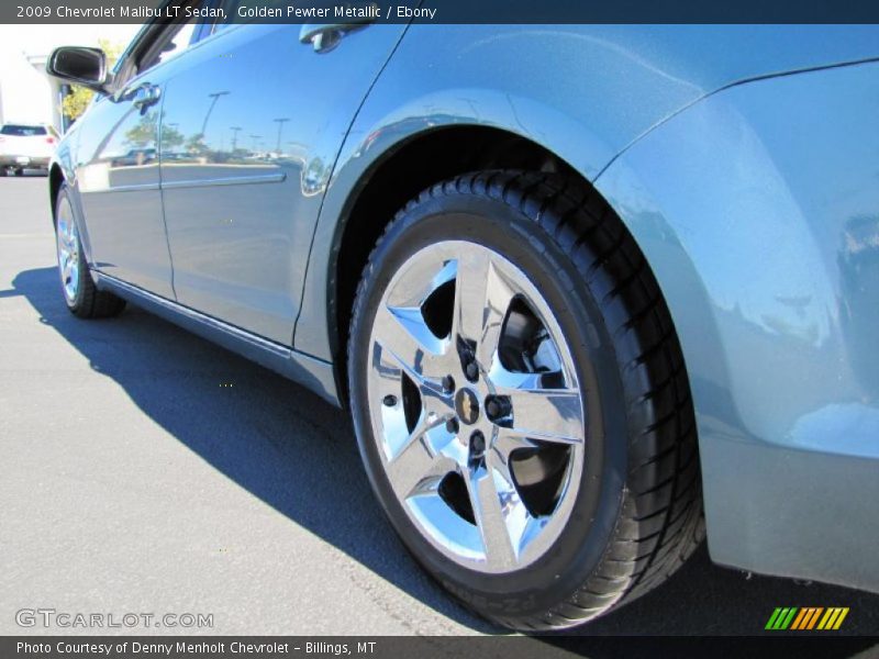 Golden Pewter Metallic / Ebony 2009 Chevrolet Malibu LT Sedan