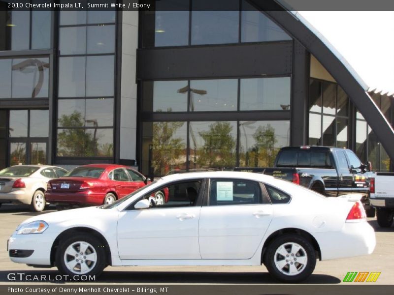 Summit White / Ebony 2010 Chevrolet Impala LT
