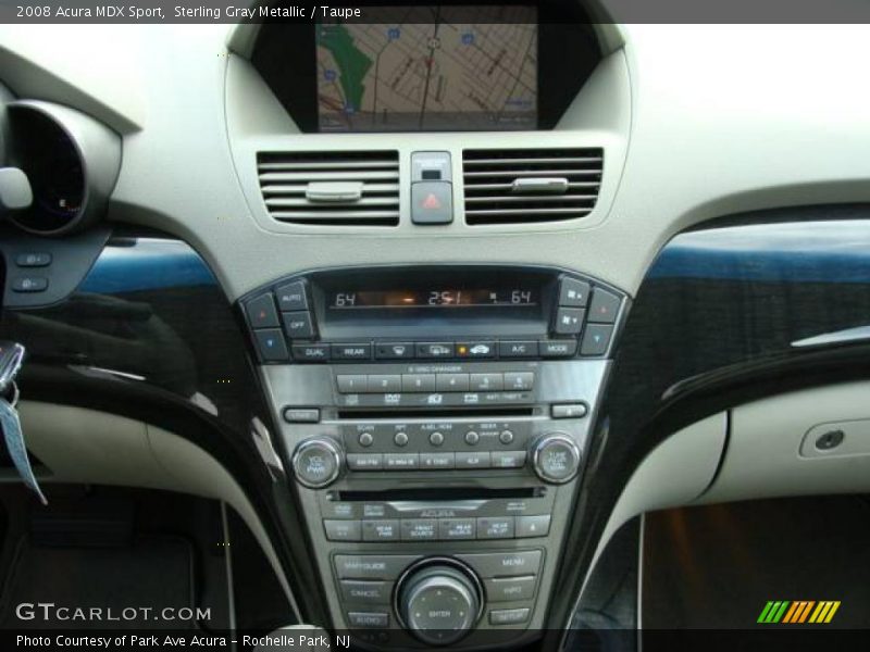Sterling Gray Metallic / Taupe 2008 Acura MDX Sport
