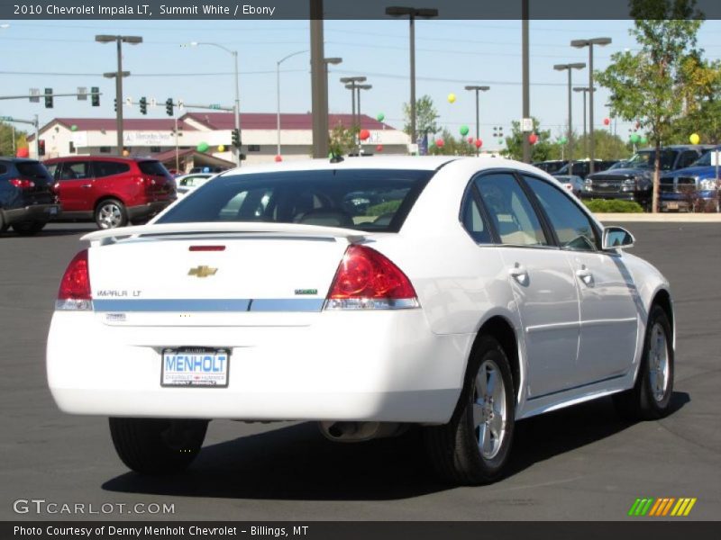 Summit White / Ebony 2010 Chevrolet Impala LT