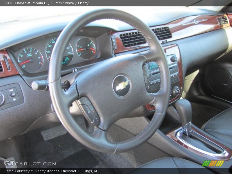Summit White / Ebony 2010 Chevrolet Impala LT