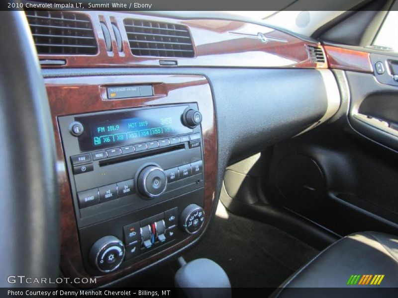 Summit White / Ebony 2010 Chevrolet Impala LT