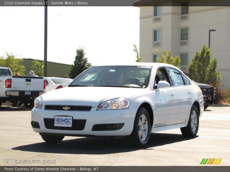Summit White / Ebony 2010 Chevrolet Impala LT
