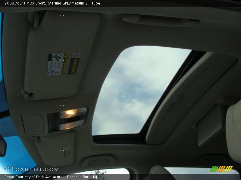 Sterling Gray Metallic / Taupe 2008 Acura MDX Sport