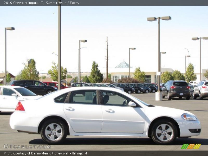 Summit White / Ebony 2010 Chevrolet Impala LT