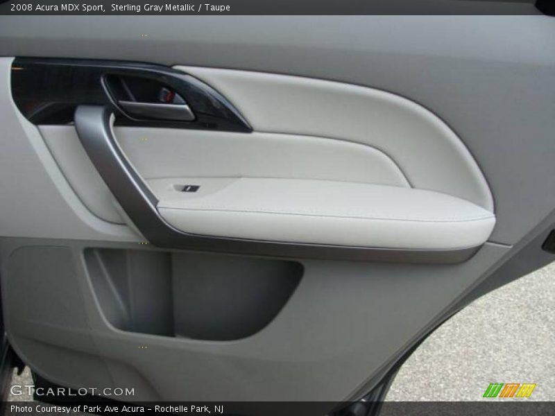 Sterling Gray Metallic / Taupe 2008 Acura MDX Sport