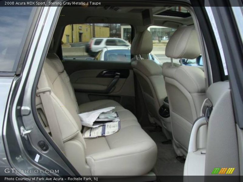 Sterling Gray Metallic / Taupe 2008 Acura MDX Sport